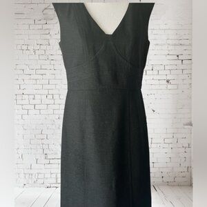 Loft fitted gray dress perfect for work or cocktail party